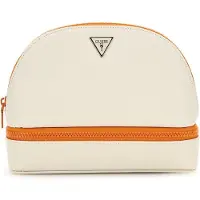GUESS Cosmetische tas Dome Cosmetic Pouch Stone Multi Crème