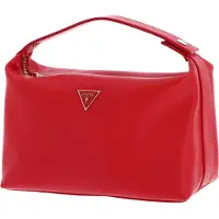 GUESS Cosmetische tas Strap Beauty Case Red Rood