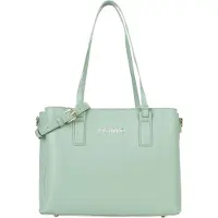Valentino schoudertas Clio Re Shopping Bag Laguna mintgroen