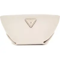 GUESS Toilettas Helina Top Zip Cosmetic Bone Beige