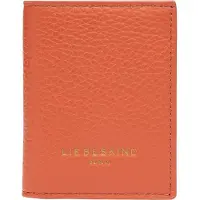 Liebeskind berlin Leren Kaarthoes Geri 2 Heavy Pebble Arcie Card Case Vitamin Neonoranje