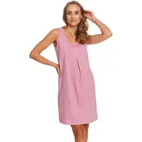 Doctor Nap Katoenen Nachthemd Borstvoeding Zwangerschap TCB.7460 Blush Rose 44 / XXL