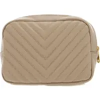 GUESS Toilettas met logo en quilt patroon