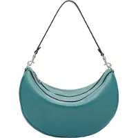 Liebeskind Leren Schoudertas Melli Kodiaq Sheep Hobo Bag Petrol