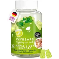 Ivybears Apple Cider Vinegar met foliumzuur & vitamine B12 60 St