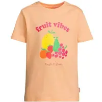 Orange stars T-shirt oranje Meisjes Katoen Ronde hals Printopdruk - maat 158/164