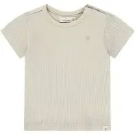 A Tiny Story T-shirt rib gebreid beige Jongens Katoen Ronde hals Effen - maat 56