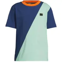 Orange stars T-shirt donkerblauw Jongens Katoen Ronde hals Meerkleurig - maat 158/164