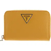GUESS Portemonnee Laurel SLG Medium Zip Around Wallet Topaz Goudkleurig