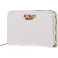 GUESS Portemonnee Laurel SLG Zip Around Wallet Stone Crème