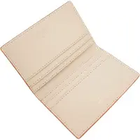 GUESS Leren Kaarthoes Card Holder Lamb Beige