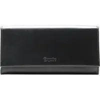 Esquire Portemonnee New Silk Ladies Long Wallet Black Zwart