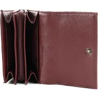 Fredsbruder Leren Portemonnee Hey You Rock Flap Wallet Red Wine Wijnrood
