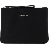 Valentino Utensil zak Ring Re Beauty Morbido Soft Cosmetic Case Nero Zwart
