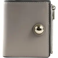 Furla Leren Portemonnee Sfera Compact Bifold Wallet Vaniglia Lichtgrijs