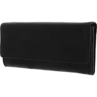 Fredsbruder Leren Portemonnee Jola Wallet Flappy Black Zwart
