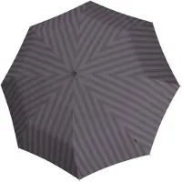 Knirps paraplu T.205 Duomatic Twoline Up Ecorepel Stone grijs