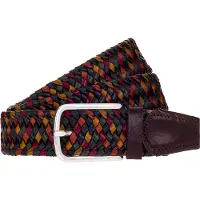 Vanzetti Leren Riem Braided Men's Belt 35 mm W115 Multicolour Veelkleurig
