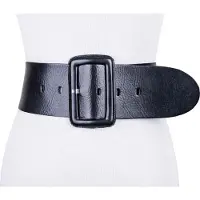 Vanzetti Leren Riem 80mm Fashion Waist Belt W110 Black Zwart