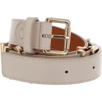Valentino Riem Emma Winter Belt W120 Ecru / Oro Crème