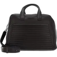 Mandarina Duck Leren Handtas Schoudertas I-Con Tote Mole Bruine