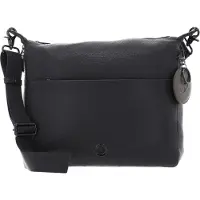 Mandarina Duck Leren Schoudertas Mellow Leather Crossover Stormy Weather Donkergrijs