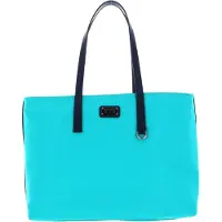 Mandarina Duck Schoudertas met laptopvak Style Shopper Lapis Turquoise