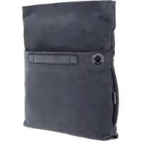 Mandarina Duck Leren Schoudertas Mellow Velvet Crossover London Fog Donkergrijs