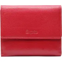 Esquire Leren Portemonnee Viktoria Wallet With Flap Red Donkerrood