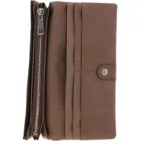 Fredsbruder Leren Portemonnee Pretty Little Things Wallet Heartbeat Smooth Toffee Bruine