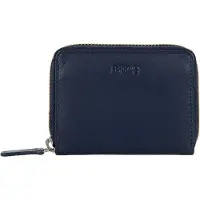 Bric's Leren Kaarthoes Portemonnee Bernina Card Holder Ocean Blue Donkerblauw