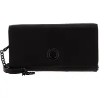 Mandarina Duck Leren Kaarthoes Schoudertas Mellow Leather Wallet Bag Mole Bruine