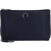 Mandarina Duck Leren Schoudertas Mellow Leather Crossover Bag Dress Blue Blauw