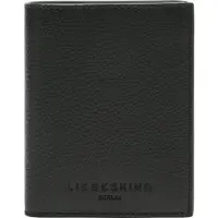 Liebeskind berlin Leren Kaarthoes Hilla Small Pebble Arcie Card Etui Black Zwart