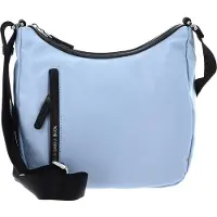 Mandarina Duck Schoudertas Hunter Hobo Bag Skyway & Black Lichtblauw