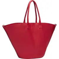 Liebeskind berlin Leren Schoudertas Mica Kodiaq Sheep Shopper Glowing Rood