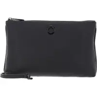 Mandarina Duck Leren Schoudertas Mellow Leather Crossover Bag Stormy Weather Donkergrijs