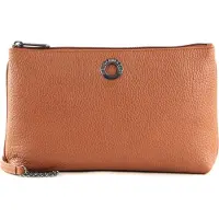 Mandarina Duck Leren Schoudertas Mellow Leather Crossover Bag Indian Tan Bruine