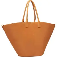 Liebeskind berlin Leren Schoudertas Mica Promo Suede Shopper Brick Oranje