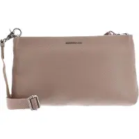 Mandarina Duck Leren Schoudertas Mellow Leather Shoulder Warm Taupe