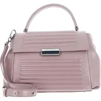 Mandarina Duck Leren Handtas Schoudertas I-Con Handbag Rosewood Oud roze