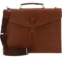 Saddler Afzonderlijke gevallen Business tas met laptopvak Ljungby Computer Bag Tan Bruine