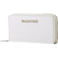 Valentino Portemonnee Divina SA Zip Around Wallet Bianco Wit