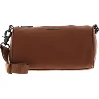 Mandarina Duck Leren Schoudertas Mellow Leather Crossover Bag Indian Tan Bruine