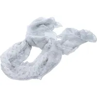 GUESS Sjaal Sjaal Scarf 90x180 Black Grijs