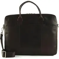 Saddler Afzonderlijke gevallen Business tas met laptopvak Vadstena Computer Bag Dark Brown Donkerbruin