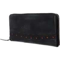 Bruno Banani Portemonnee Ziloo Zip Around Wallet Black Zwart