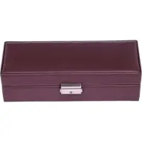 Sacher Sieradendoos Cadeluxe Uhrenbox für 5 Uhren Bordeaux Wijnrood