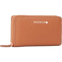 Valentino Portemonnee Scarlett Re Zip Around Wallet Cuoio Lichtbruin