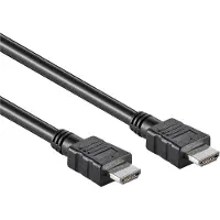 Transmedia HDMI kabel - versie 1.4 (4K 30Hz) - CCS aders / zwart - 2 meter